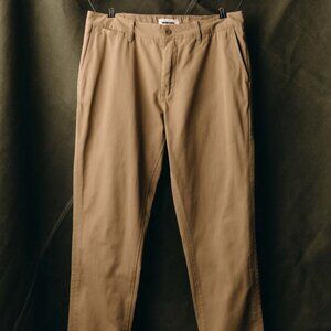 Taylor Stitch Foundation Pant, Slim, Organic Khaki, 28 x 32